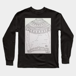 Fashion Illustration: sweater Long Sleeve T-Shirt